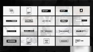 Videohive Alpha Titles 23222368 Titles template preview