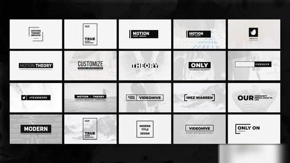 Videohive Alpha Titles 23222368