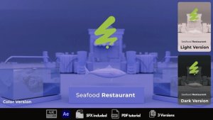 Videohive Seafood Restaurant Promo Openers template preview