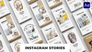 Videohive Interior Instagram Stories 55268891 Product Promo template preview
