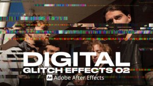 Videohive Digital Glitch Effect 02 Ae Elements template preview