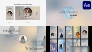Videohive Gradient Modern Slides And Stories for After Effects Openers template preview