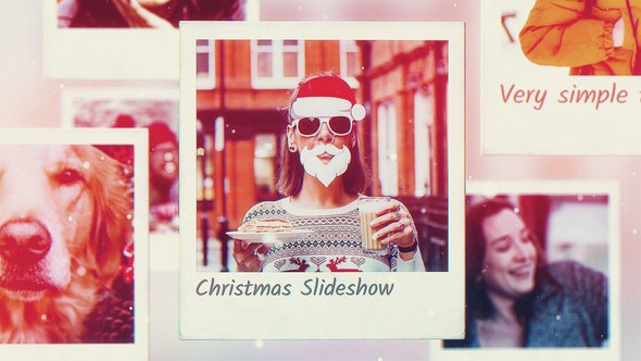 Christmas Photo Frames Slideshow Video Displays template preview