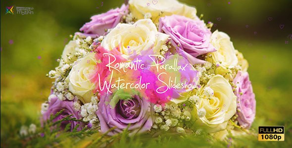 Romantic Parallax Slideshow Video Displays template preview
