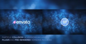 Videohive Particle Collision Logo Opener Pack Logo Stings template preview