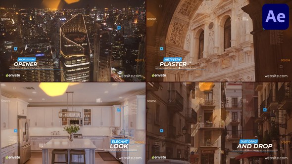 Videohive Architecture Opener for After Effects Openers template preview