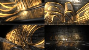 Videohive Dark Rejected Element 3D Logo Opener Logo Stings template preview
