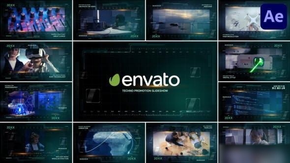 Videohive Techno Promotion Slideshow for After Effects Openers template preview