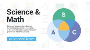 Videohive Science and Math Icons Elements template preview