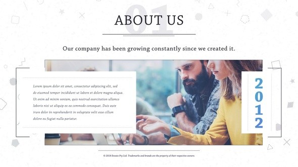 Videohive Modern Company Presentation II Video Displays template preview