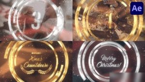 Videohive New Year And Christmas Countdown for After Effects Openers template preview