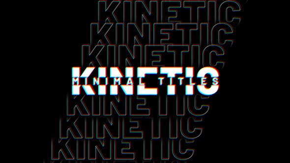 Videohive Kinetic Titles 47538094 Titles template preview