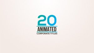Clean Animated Titles – Typography Lower Thirds, Text Reveal for Corporate, Promo, Social Media Video Displays template preview