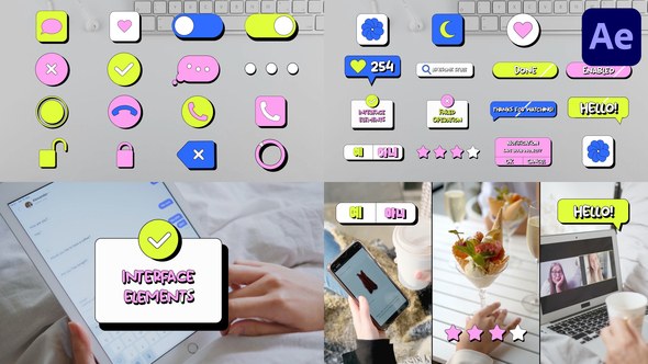 Videohive Interface Elements for After Effects Elements template preview