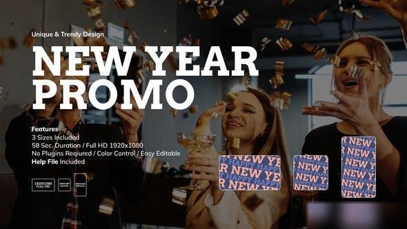 Videohive New Year Promo Event Openers template preview