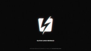 Videohive Logo Reveals - Glitch Logo Stings template preview