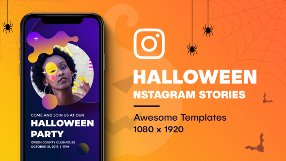 Videohive Halloween Instagram Stories 24905384 Openers template preview