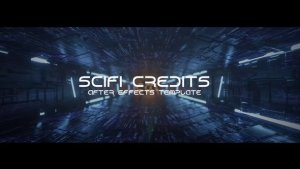Videohive Sci-fi Tunnel Credits Titles template preview