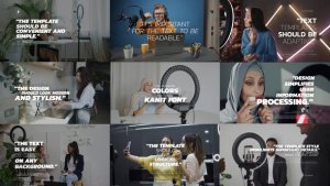 Titles Shadow | MOGRT (PP) Premiere Pro template preview