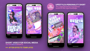 Videohive Lifestyle & Personality Reels & Shorts Pack | Trendy Video Templates 60317198 Product Promo template preview