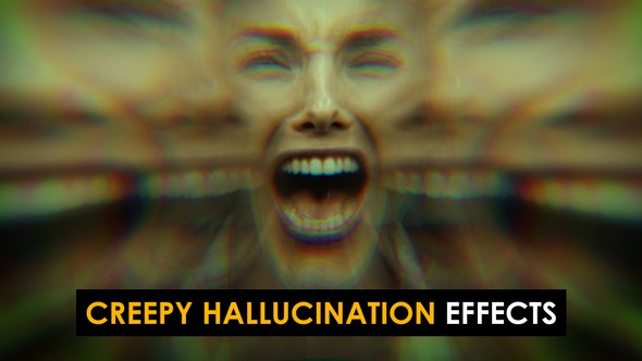 Videohive Creepy Hallucination Effects | After Effects Elements template preview