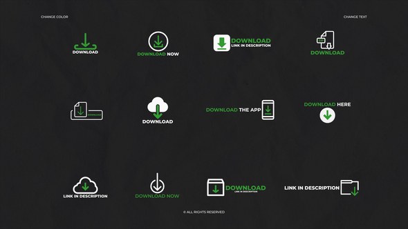 Videohive Buttons Download | After Effects Titles template preview