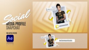 Videohive Social Media Profile - Snapchat 48124498 Elements template preview
