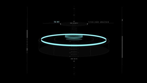 Videohive HUD Core Analyzer Infographics template preview