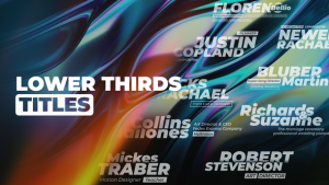 Videohive Modern Overlap Lower Thirds Elements template preview