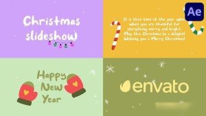 Videohive Animated Christmas Cards | After Effects Openers template preview