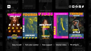 Videohive Abstract Instagram Stories 45163700 Product Promo template preview
