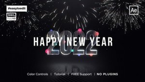 New Year Countdown Opener Video Displays template preview