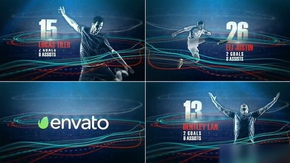 Videohive Sport Player Slideshow 48663225 Openers template preview