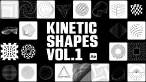 Videohive Kinetic Shapes 1 Elements template preview