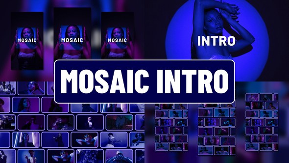 Videohive Mosaic Intro 58854721 Openers template preview