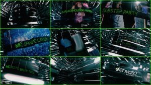 Videohive Announcement Party Video Displays template preview