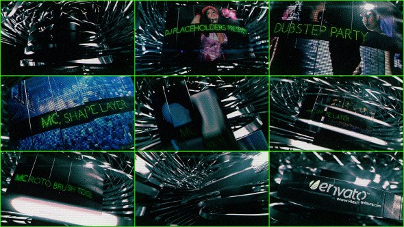 Videohive Announcement Party Video Displays template preview