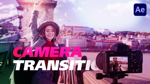 DSLR Camera Transition Video Displays template preview