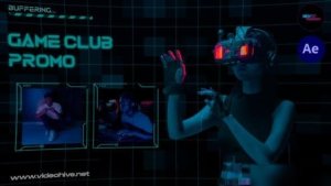 Videohive Game Club Promo Openers template preview