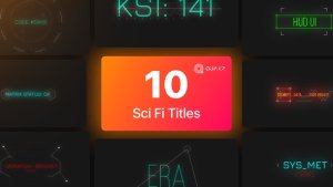 Videohive Sci-Fi Titles Vol. 05 Titles template preview