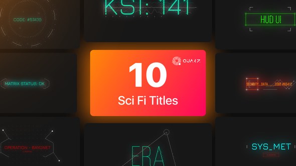 Videohive Sci-Fi Titles Vol. 05 Titles template preview