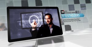 Corporate Grid Video Displays template preview