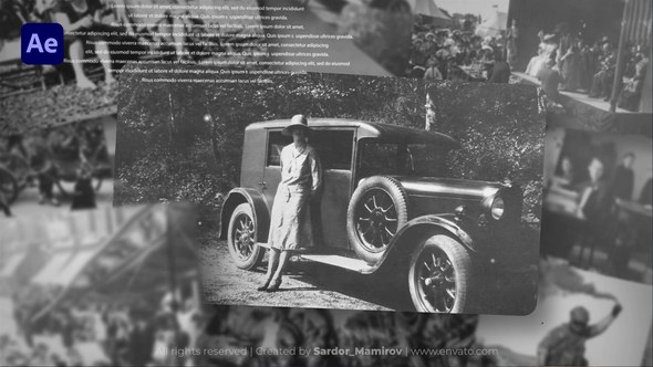 Videohive Documentary Historical Vintage Slideshow 56452689 Video Displays template preview