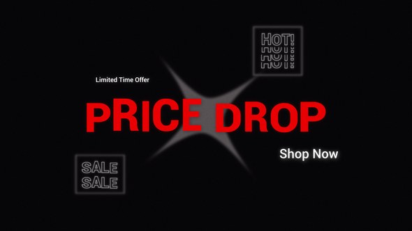Videohive Black Friday Bold Titles Titles template preview