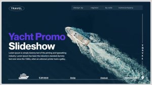 Videohive Summer Yacht Travel Promo Openers template preview