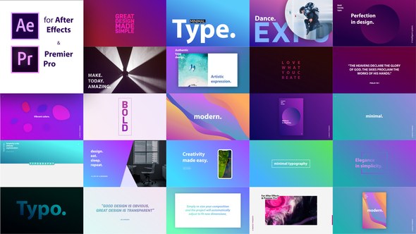 Text Animation Typography - Title Pack Video Displays template preview