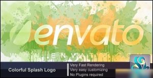 Videohive Colorful Splash Logo 3094626 Logo Stings template preview