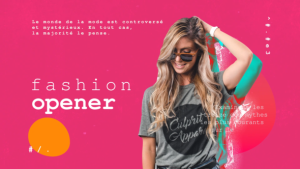 Models Fashion Promo Video Displays template preview