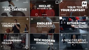 Videohive Simple Slides | AE Titles template preview