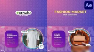 Videohive Fashion Market for After Effects Openers template preview
